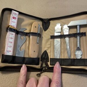 Antique Leather case, Tool Kit nwot